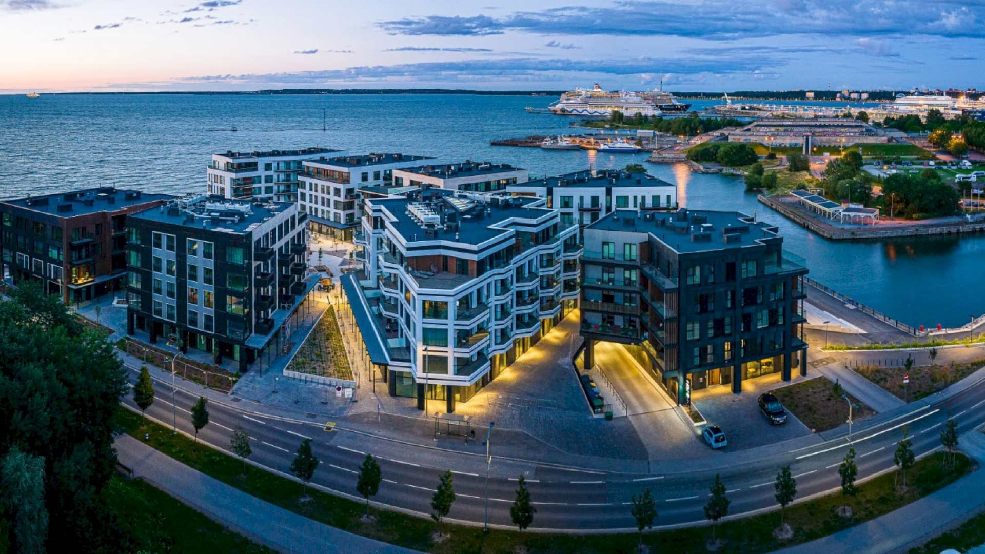 Kalaranna kvartali korterelamute jahutussüsteemide ehitus